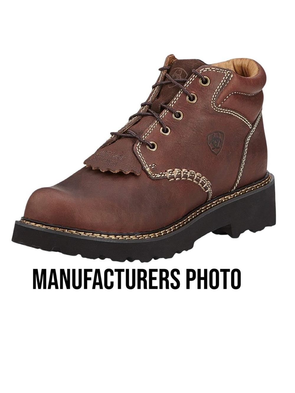 Ariat Women's Canyon Leather Lace-Up Western Ranch Boots – Size 8 B - Picture 3 of 17